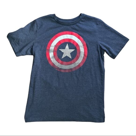 Boys xl Captain America Short Sleeve Tee - Picture 1 of 5